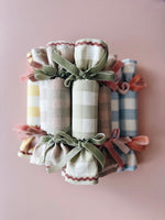 Load image into Gallery viewer, Gingham Checks ~ with trim
